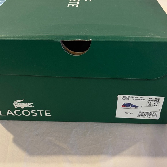 Lacoste Men’s L-Spin Deluxe 124 1 SMA Shoes - Picture 1 of 7